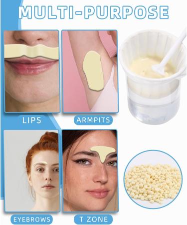 Nose Wax Kit Nose Wax Kit for Men and Women 100g Nose Hair Wax 20 Applicators Safe Tip Safe Fast Hair Wax for Nose Pai - Buy Online on GoSupps.com