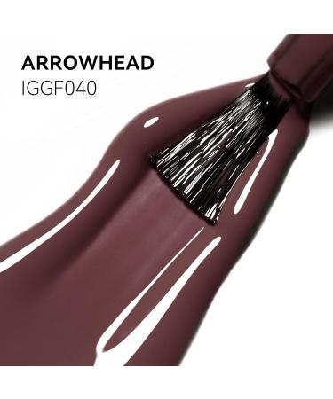 MEGIOR Brown Gel Nail Polish 15ml Chocolate Gel Polish High Gloss Soak Off UV LED Nail Gel Polish for Nail Art Manicure Salon DIY Home Gift for Girls Arrowhead - Buy Online on GoSupps.com