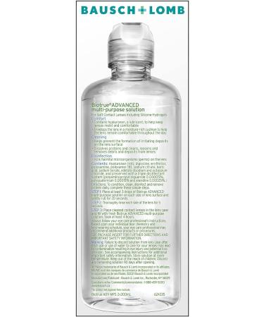 Biotrue Advanced Multi-Purpose Solution for Soft Contact Lenses 300 mL (Pack of 2) 300 mL (2 Pack) - Buy Online on GoSupps.com