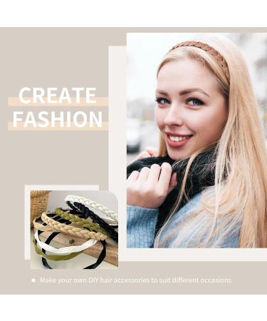 20 Pack Black Women s Hair Straps - Thin Plastic Fabric-Covered Elastic Holders for DIY Accessories - Buy Online on GoSupps.com