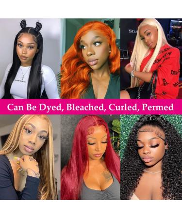 20 Inch Straight Lace Front Human Hair Wig | 13x4 HD Transparent Lace, Pre-Plucked, 180% Density | Natural Color Glueless Wig with Baby Hair | for Black Women - Buy Online on GoSupps.com