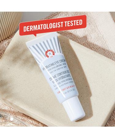 First Aid Beauty Hydrating Eye Cream with Hyaluronic Acid - Puffiness Reduction & Fine Line Smoothing - 0.5 oz - Buy Online on GoSupps.com