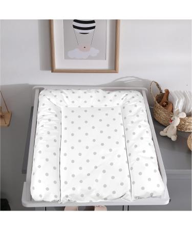 Babynness Waterproof Wrapping - High Quality & Wipeable Diaper Area Expansion - Dotted Gray 50x70 cm - Buy Online on GoSupps.com
