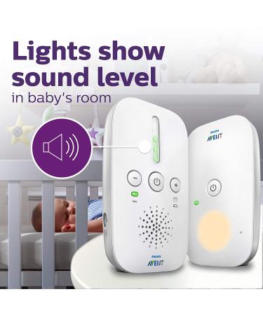 Philips AVENT DECT Audio Baby Monitor SCD502/10 - White Audio Monitor - Buy Online on GoSupps.com