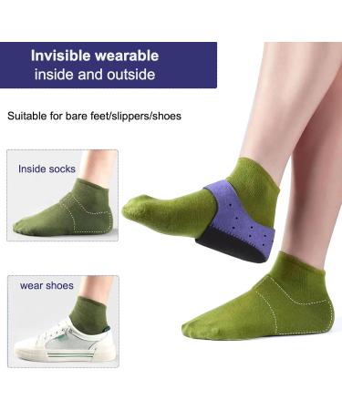 Buy Heel Protectors & Heel Cups for Pain Relief | Plantar Fasciitis & Achilles Tendinitis Support | L Large - Thicken & Breathable Pads for Men & Women - Buy Online on GoSupps.com