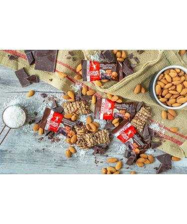 Caveman Foods Dark Chocolate Almond Coconut Mini Snack Bars - 30 Count - Buy Online on GoSupps.com