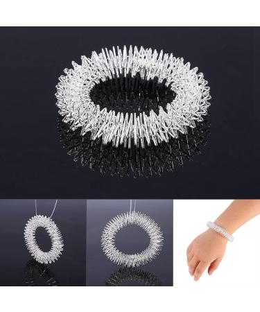 Buy Stainless Steel Massage Fidget Rings | Acupressure Acupuncture Bracelets for Wrist & Hand Relief - International Shipping - Buy Online on GoSupps.com