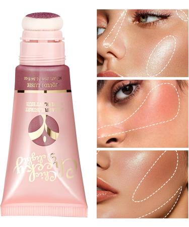 Blush Stick for Cheeks | Long-Lasting Face Blusher Non-Greasy | Dry Skin Hydrating Liquid Blush Effortless to Use for Home Working Traveling Shopping Lambo 06 - Buy Online on GoSupps.com