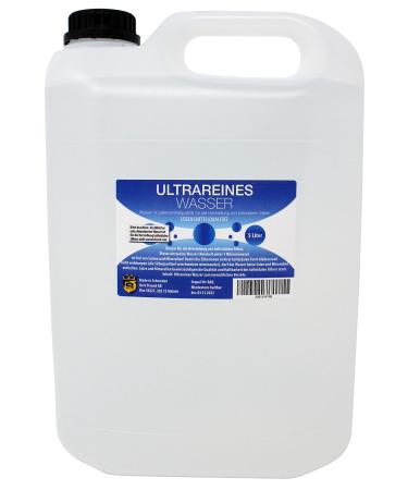 Ultraine water 5 L |For the production of colloidal silver |Without external substances |High purity degree of 1 microsiemens |Pure water
