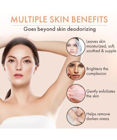 Persimmon Body Wash | Natural Deodorant Soap for Body Odor Control - Eliminate Nonenal Odor in Underarms Bikini Area & Feet - Buy Online on GoSupps.com