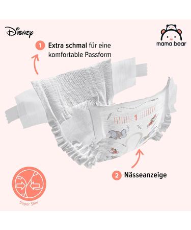 Shop Mama Bear Disney Ultra Dry Diapers Size 1 (2-5 kg) - 96 Pieces Monthly Box | International Shipping Available - Buy Online on GoSupps.com