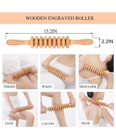 4-in-1 Maderoterapia Kit for Lymphatic Drainage, Muscle Release, Cellulite Reduction - SET02 - Buy Online on GoSupps.com