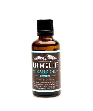 Premium Beard Oil - BOGUE Chiefs Peak Blend with Cedarwood Frankincense & Rosemary | Nourish & Smooth Your Beard | 50ml - Buy Online on GoSupps.com