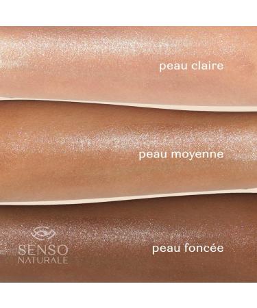 Senso Naturale Rose Gold Bronzing Oil Body Solid Illuminating Body Cream Moisturizing Glitter Nourishing and Scented for Women Neroli Tanning Cream Vitamin E Shea - Buy Online on GoSupps.com