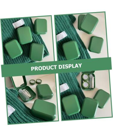 Buy Healeved Portable Contact Lens Case with Mirror - Stylish Storage for Lens & Glasses - Buy Online on GoSupps.com
