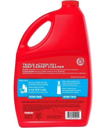 Rug Doctor Triple-Action Oxy Carpet Cleaner - 96 oz | Deep Cleans, Deodorizes & Refreshes | Daybreak Scent | Professional-Grade - Buy Online on GoSupps.com