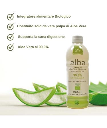  Benessence Benessence - 99.9% Organic Aloe Vera Drinking Juice - 1000 ml - Buy Online on GoSupps.com