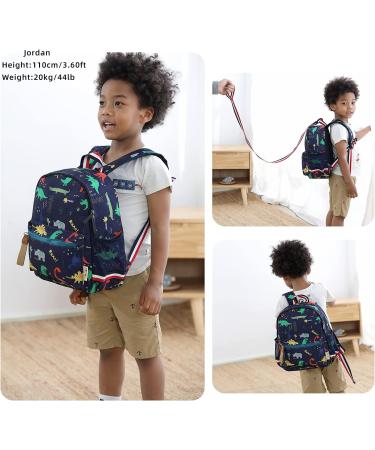 Willikiva Cartoon Bus Kindergarten Backpack with Leash | Waterproof Preschool Toddler Backpack for Boys and Girls (Car) - Buy Online on GoSupps.com