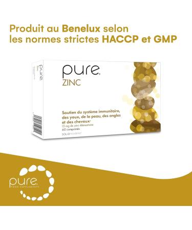 Pure Zinc - 60 High Dosed Tablets Vegan Tablets Hair Tablets Strong Bones & Vitamins Against Pimples & Acne - Buy Online on GoSupps.com