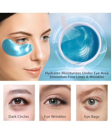 Hydrogel Eye Mask For Reduce Dark Circles Puffy Eyes Undereye Bags Wrinkles Hydrating Anti aging Anti Wrinkle Patches Under Eye Bags Removal and Anti Wrinkle Skincare Hydrating 30 Pairs - Buy Online on GoSupps.com