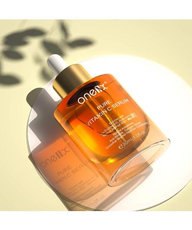 Vitamin C Serum with Retinol & Hyaluronic Acid - Dark Spot & Acne Removal - Anti-aging Oxidant Serum 1 Fl.OZ - Buy Online on GoSupps.com