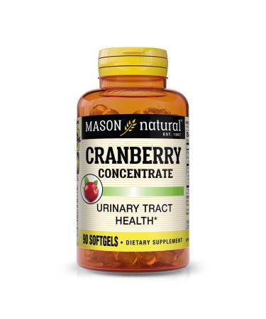 MASON NATURAL Cranberry 12:1 Concentrate with Vitamin C & E Supports Immune & Urinary Health 90 Capsules