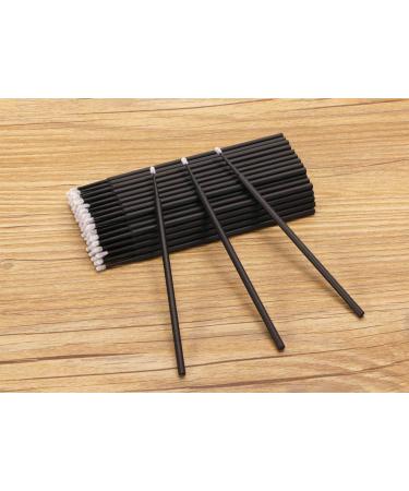 Mini Skater 100 PCS Microswabs Makeup Swabs Mini Individual lash Applicators Mascara Brush Eyelashes Extension for Makeup Personal Care Dental Oral Using(Black) - Buy Online on GoSupps.com