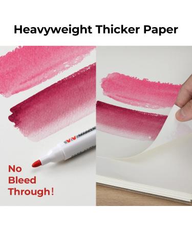SKETCHERIA 9x12 Heavy-Weight Sketch Book - 100 Sheets, Acid-Free Pad for Artists & Kids - Top Spiral Bound Drawing Paper for Marker, Colored Pencil, Charcoal, Pastels - Buy Online on GoSupps.com