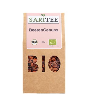 FRUTEG SARITEE Organic berry fruit tea loose Loser tea with beautiful fruits controlled organic cultivation Refreshing fruity berry tea Daycare center 80g