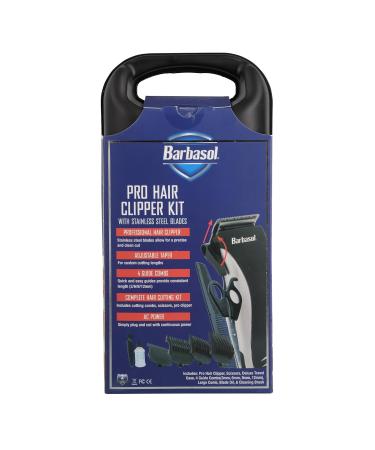 Buy Xtreme Digital Barbasol Professional Hair Clipper Kit | Stainless Steel Blades 4 Guide Combs & Travel Bag - Ideal for Men s Grooming & Hair Cutting - Buy Online on GoSupps.com