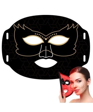 LED Face Mask Light Therapy Facial Mask for Skin Rejuvenation and Treatment Red Blue Infrared Light Therapy Device 7 Colors with High-Intensity LEDs Beauty Skin Care