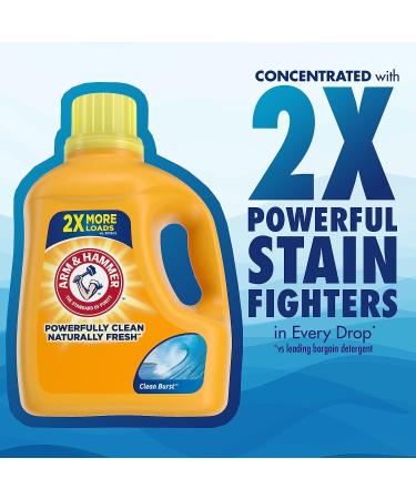 Buy Clean Burst Laundry Detergent with Outdoor Fresh Fabric Softener - 107 Loads 144.5 Fl Oz | Best International Shipping - Buy Online on GoSupps.com