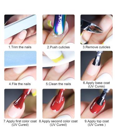 KADS 23-Part Gel Nail Polish Kit - LED Glitter Gel Set with Shine & Matte Finish | All Season Starter Kit for Stunning Nails - Buy Online on GoSupps.com