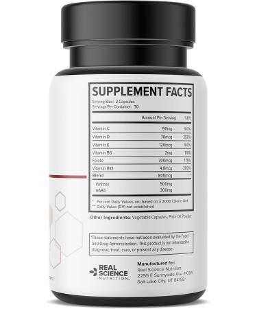 Real Science Nutrition Glucose Balance Natural Nitric Oxide Support for Healthy Glucose Metabolism Circulation Energy & Nutrient Utilization Metabolic Wellness Supplement - Buy Online on GoSupps.com