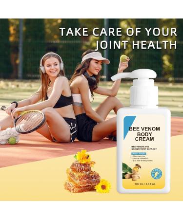OZZKSO Bee Venom body Cream Anti-Aging Firming Cream Bee Venom Skin Firming Cream Gentle C-ream for All S kin Types 100ML/3.4 Fl.oz - Buy Online on GoSupps.com