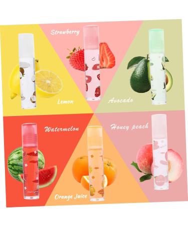 Homoyoyo Lot de 6 Gloss L vres Hydratants Transparents Aromatis s aux Fruits Protecteurs et Nourrissants Format Voyage pour L vres S ches et Gerc es - Buy Online on GoSupps.com