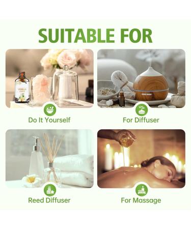 Jan Jean 30ml Pure Vanilla Essential Oil for Aromatherapy Diffuser Skin Moisturizing Hair Care and Home Fragrance Vanilla One Size One Size Vanilla - Buy Online on GoSupps.com