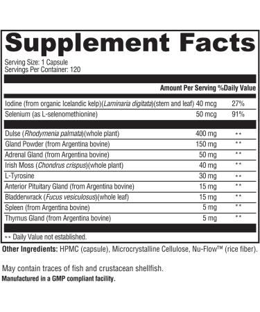 Dr. Westin Childs - Thyroid+ Raw Grass-Fed Desiccated Bovine Thyroid Support for Women & Men with Hypothyroid Hashimoto's Energy & Metabolism Supplement - L-Tyrosine Selenium Iodine & More 120 ct - Buy Online on GoSupps.com