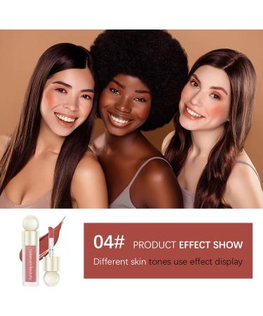 COATUIYO Soft Pinch Dewy Liquid Blush Cream Beauty Blush Dewy Cheek Tint Cream Blush Makeup For Cheeks Long-Wearing And Natural-Looking Skin Tint Blush Makeup 4# - Buy Online on GoSupps.com