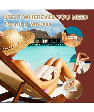 Self-tanning bronzer essence sunless tanner essence self-tanning body and face tanning cream for solarium and outdoors tanning cream solarium face tanning essence - Buy Online on GoSupps.com