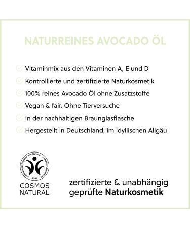 ELIXR - Organic Avocado Oil Cold Pressed - 100% Avocado Oil for Cosmetic Use - Avocado Oil - 100 ml 100 ml (Pack of 1) - Buy Online on GoSupps.com