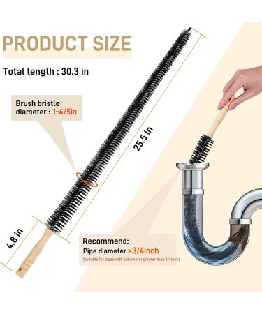 30 Inch Dryer Vent Cleaner & Lint Brush - Flexible Vent Trap & Refrigerator Coil Cleaning Tool for Effective Lint Removal - Buy Online on GoSupps.com