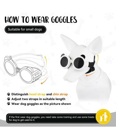 Shop Panda Style UV Glasses for Small Dogs | Eye Protection & Comfort | Windproof & Anti-Fitting Cat Glasses - Buy Online on GoSupps.com