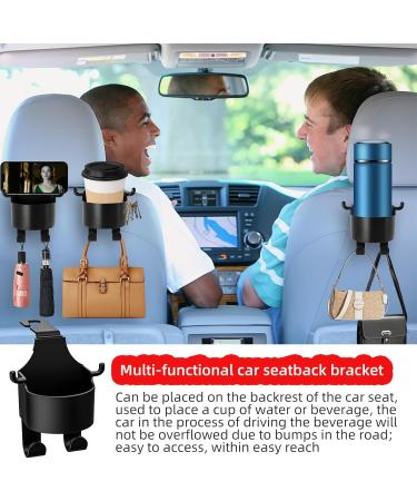Hooks for Car Backrests - 2 Pieces Headrest Storage Hooks & Beverage Holders | Organize Your Car - Buy Online on GoSupps.com