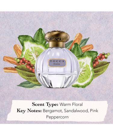 Tocca Women's Perfume Colette Fragrance 1.7oz (50 ml) - Warm Floral Bergamot Sandalwood Pink Peppercorn 1.7 Fl Oz (Pack of 1) - Buy Online on GoSupps.com
