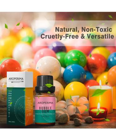 AROPERIMA Bubble Gum Fragrance Oil - Premium Grade Scented Oil for Diffusers, Perfume Making, Candles, Soap (10ml) | Strong & Long-Lasting Aroma for Home, DIY - Buy Online on GoSupps.com