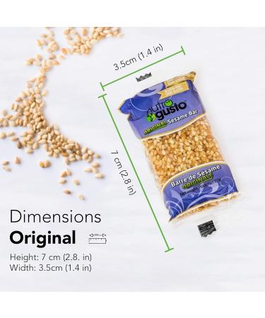 NutroGusto Sesame Bars Cholesterol Free Gluten Free Healthy Snack Bar (Original -24 Bars x 27g) - Buy Online on GoSupps.com