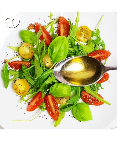 NurBio Organic Chia Oil 6 x 250ml - Cold-Pressed Virgin Chia Oil Sweet Vegetable Oil Omega-3 Fatty Acids 63% - Buy Online on GoSupps.com