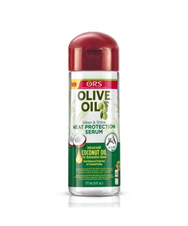 ORS Olive Oil Heat Protection Serum 6 oz (Pack of 2) 6 Fl Oz (Pack of 2)