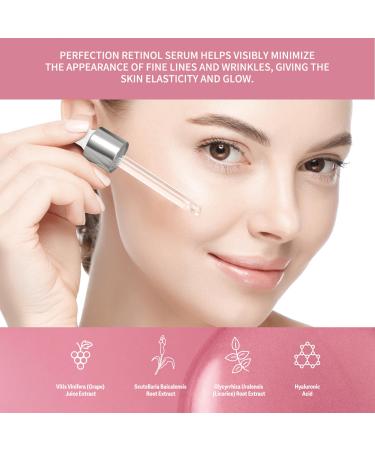 Face Retinol Serum 50ml - Boost Skin Elasticity Moisturize & Soothe Sensitive Skin with Natural Extracts & Peptides - Buy Online on GoSupps.com
